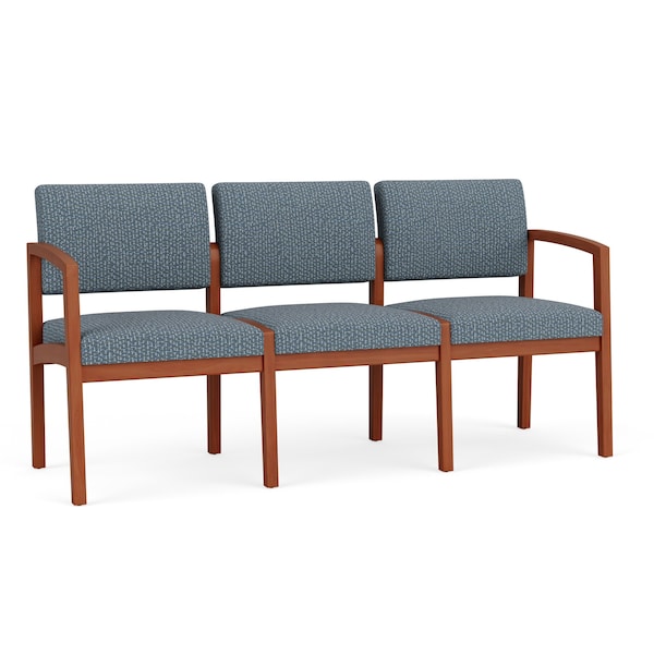 Lesro 3 Seat Tandem Seating W/ No Center Arms, 65 in W 26 in L 31.5 in H, Lenox Series LW3101 - main
